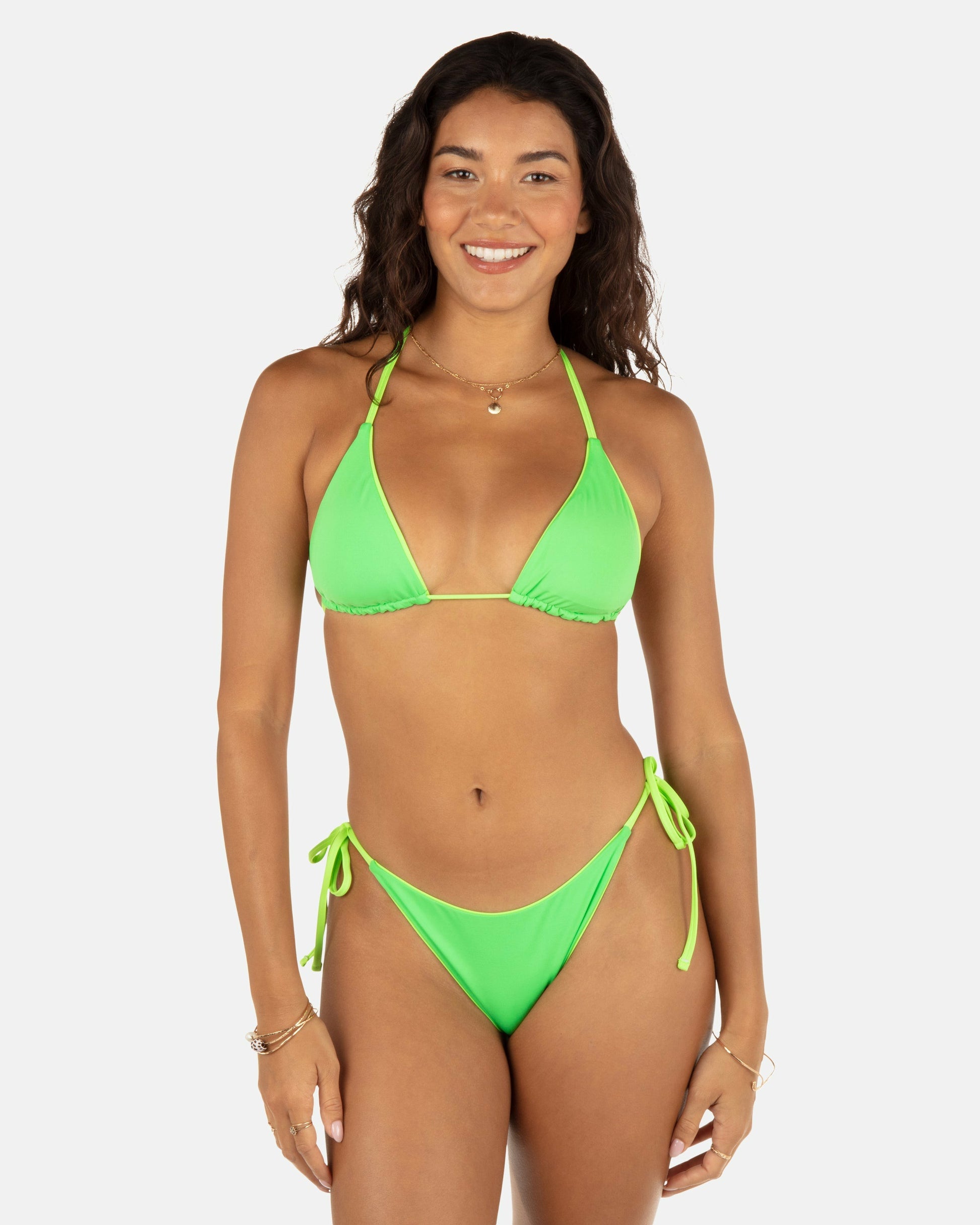 Solid Reversible Cheeky Tie Side Bottom