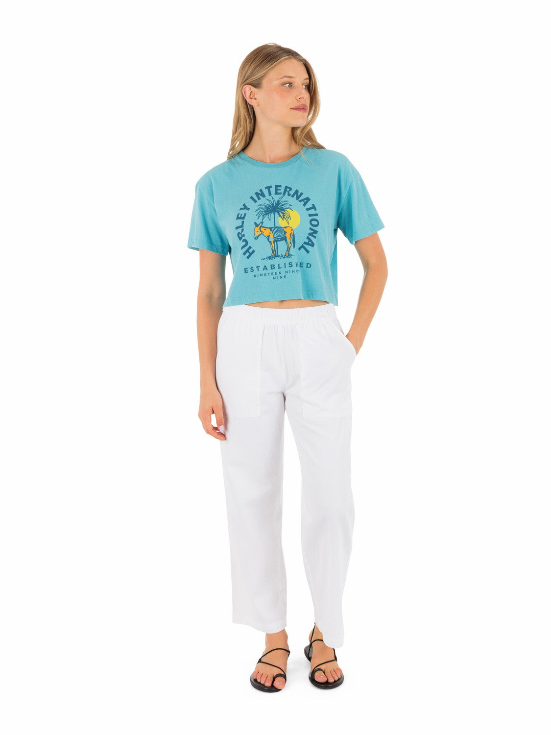 Burro Boxy Crop Tee