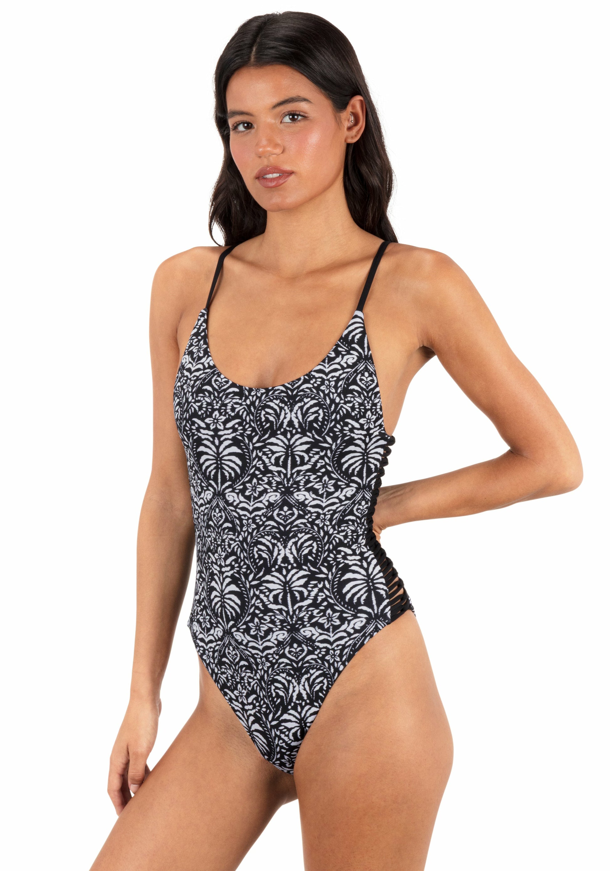 Ikat Palm Moderate One Piece